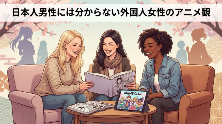 日本人男性には分からない外国人女性のアニメ観