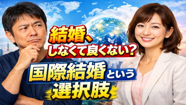 「結婚、別にしなくて良くないですか？」という本音。それでも国際結婚が選ばれる理由