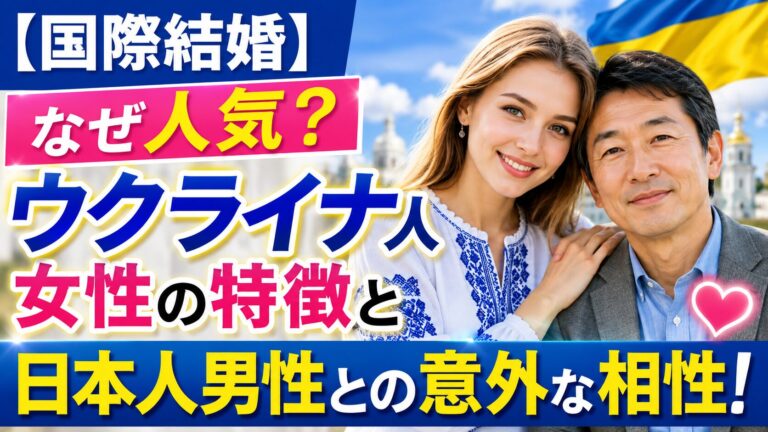 【国際結婚】なぜ人気？ウクライナ人女性の特徴と日本人男性との意外な相性！